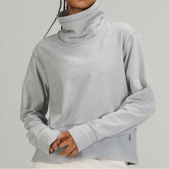 Lululemon Ready To Rulu Fleece Pullover Heathered Gray - Picture 10 of 10